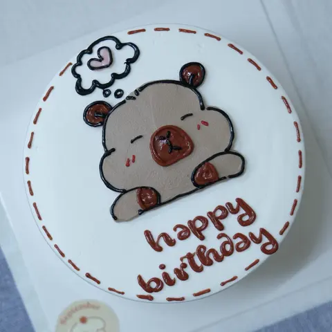 Hình ảnh Bánh kem mini Capybara love 