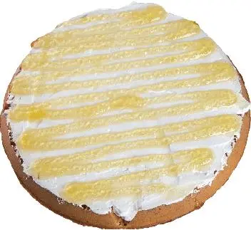 Hình ảnh Bánh Waffle với Mứt Đào
