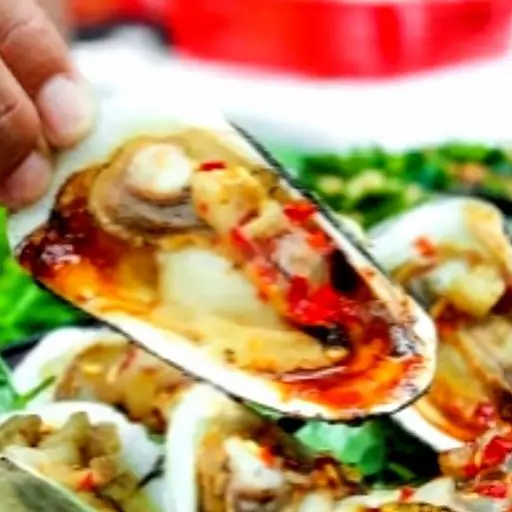 Hình ảnh Sò Dẹo Nướng Muối Ớt