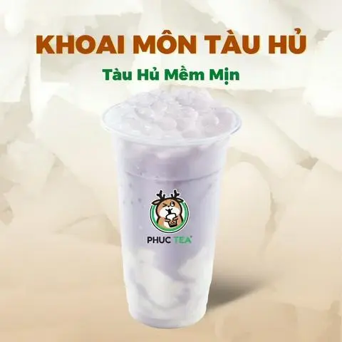 Hình ảnh Trà Sữa Khoai Môn Tàu Hủ (Size M)