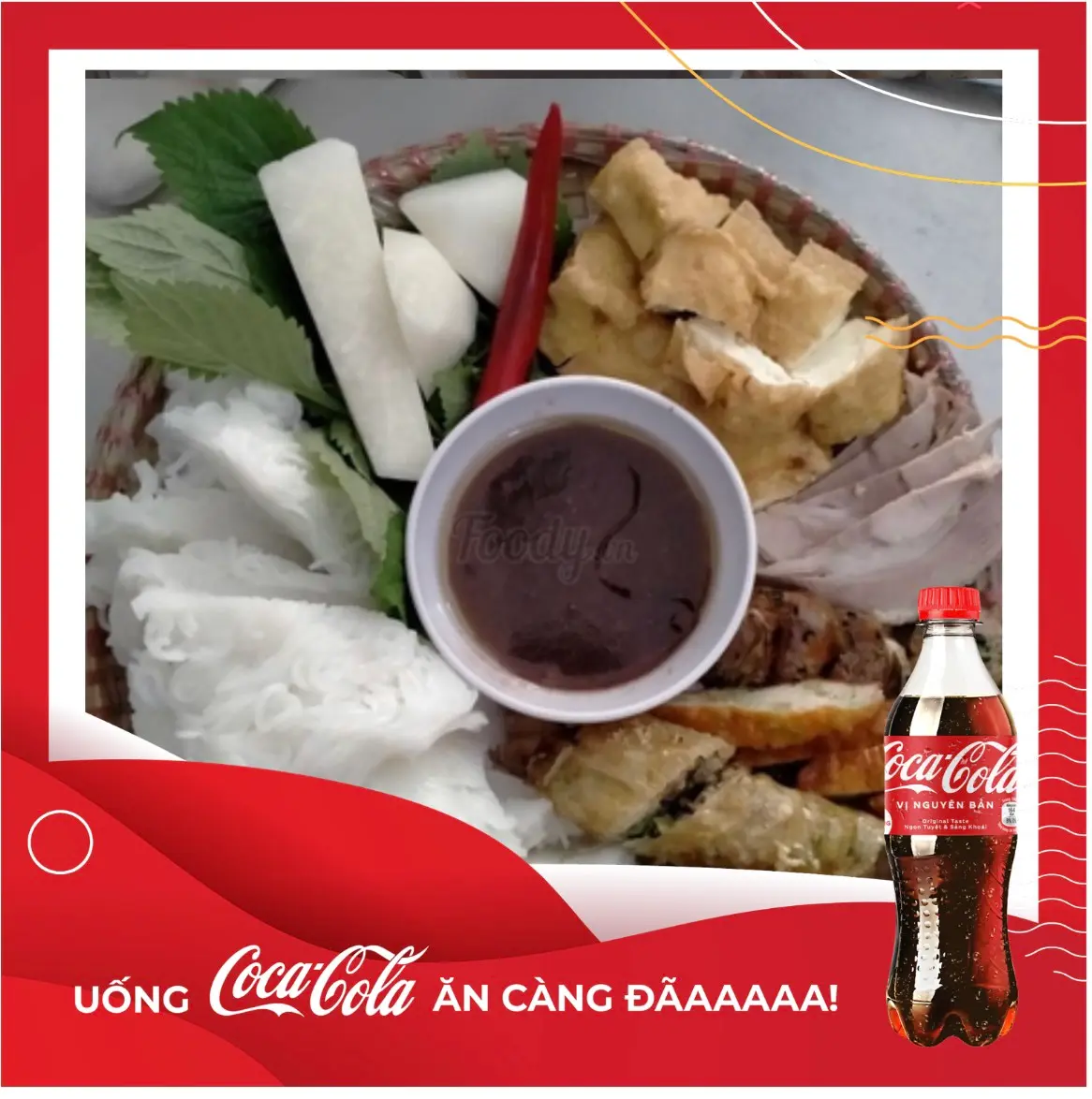 Hình ảnh Bún Đậu Đầy Đủ+Coca