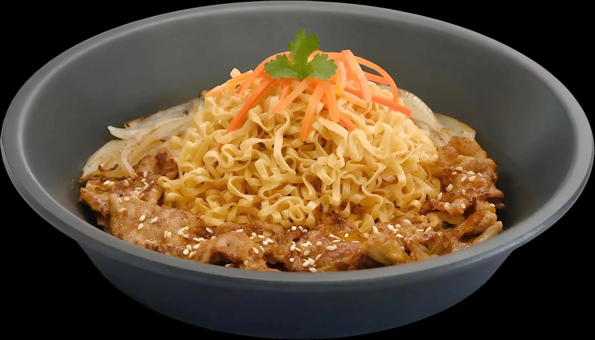 Hình ảnh Mì dẹt heo nướng