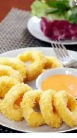 Hình ảnh Chả Mực tẩm bột lắc phomai 