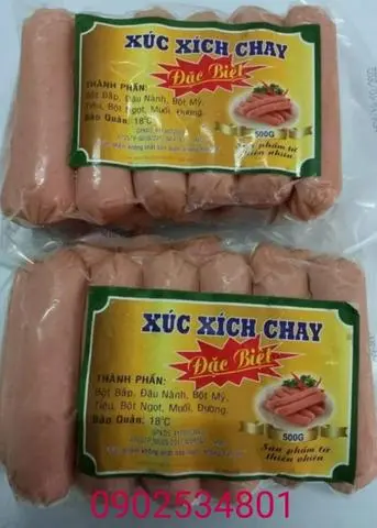 Hình ảnh xúc xích chay 