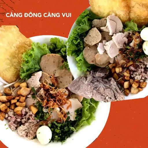 Hình ảnh Combo 1 hủ tiếu thịt tóp mỡ - 1 hủ tiếu thập cẩm