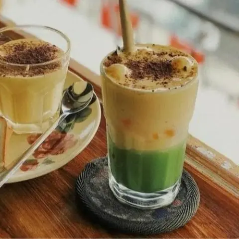 Hình ảnh Matcha kem trứng
