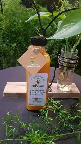 Hình ảnh Nước ép Táo - Thơm 250ml