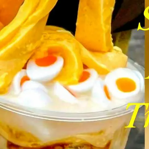 Hình ảnh Trà sữa mì trứng
