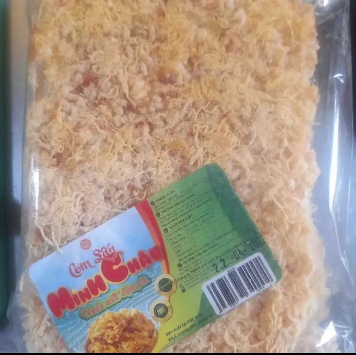 Hình ảnh cơm cháy chà bông mình châu 