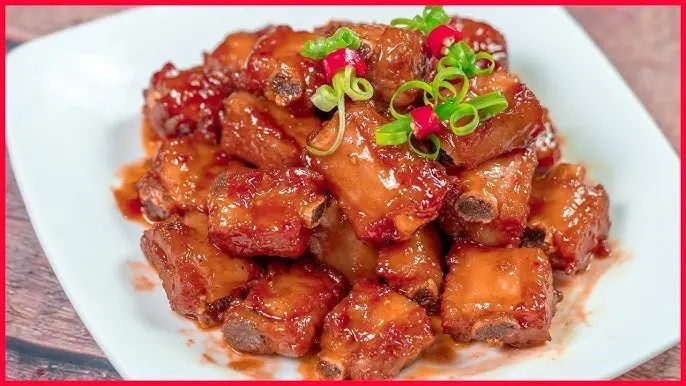 Hình ảnh Cơm sườn ram mặn