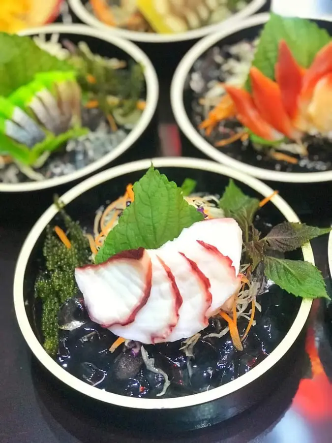 Hình ảnh Sashimi bạch tuộc