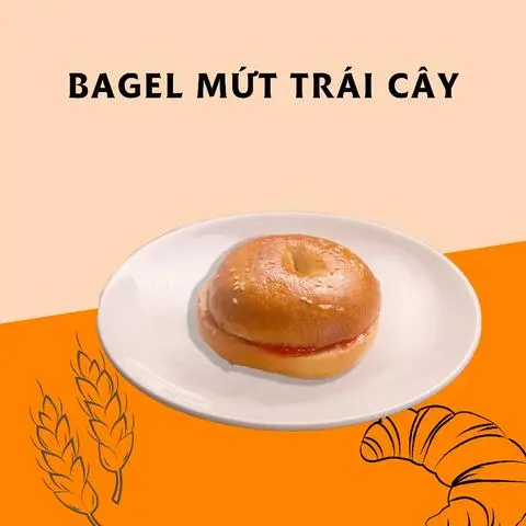 Hình ảnh Bagel sốt ớt chuông