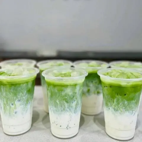 Hình ảnh Matcha latte cà phê