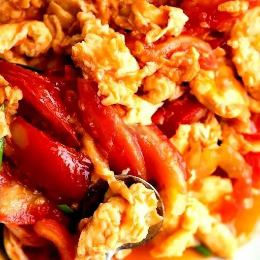 Hình ảnh Cơm Trứng Chiên + Sốt Cà Chua