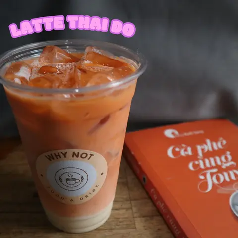 Hình ảnh Latte Thái Đỏ