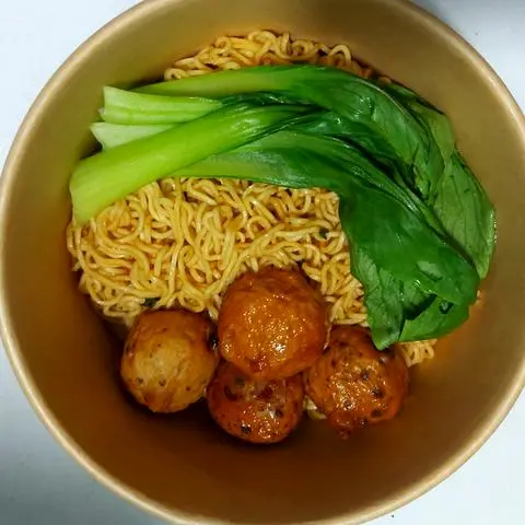 Hình ảnh Mì trộn đậu hủ hải sản đặt biệt bao ngon