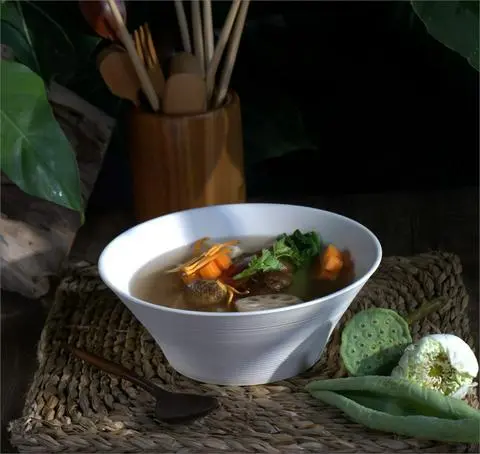 Hình ảnh Canh củ mài hạt dẻ