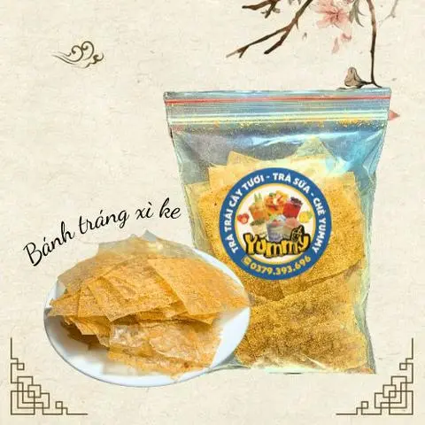 Hình ảnh Bánh Tráng Muối Tỏi Cay Nồng