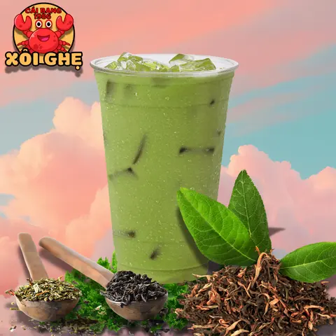 Hình ảnh trà sữa thái xanh 