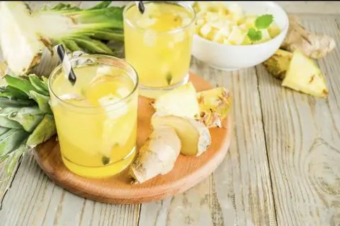Hình ảnh Nước ép Thơm Gừng Muối 