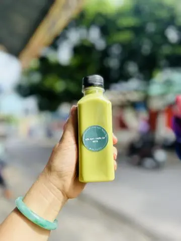 Hình ảnh Sữa hạt điều - đậu xanh - lá dứa
