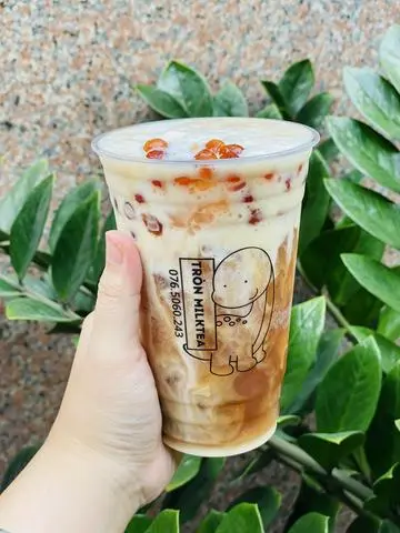 Hình ảnh Hồng Trà Latte Sủi Bọt