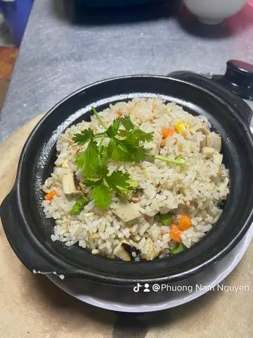 Hình ảnh cơm chiên hạt sen