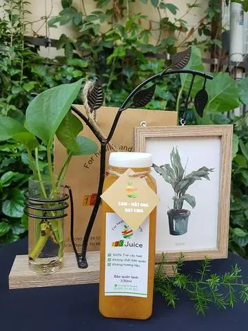Hình ảnh Nước ép Cam - Mật ong - Hạt chia 250ml