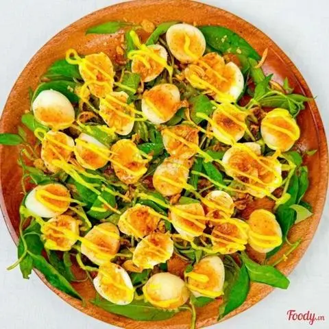 Hình ảnh  8 Cút Lòng Đào Lắc Sốt Muối Bơ Tỏi (Không Bánh Tráng) 