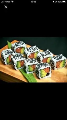 Hình ảnh cá hồi bơ lăn mè 
