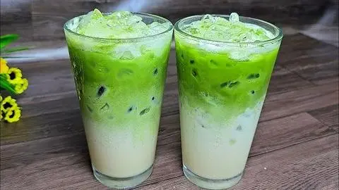 Hình ảnh matcha latte 