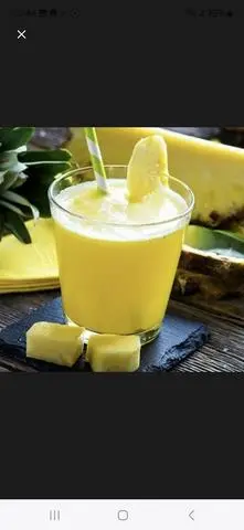 Hình ảnh Sinh tố thơm - sữa chua