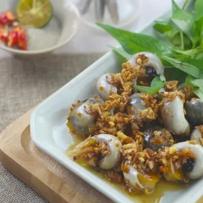 Hình ảnh Ốc Mỡ Xào Tỏi. 