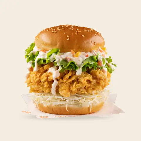 Hình ảnh Burger Gà Xù Ngậy