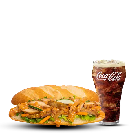 Hình ảnh Combo bánh mì xíu mại tặng nước ngọt