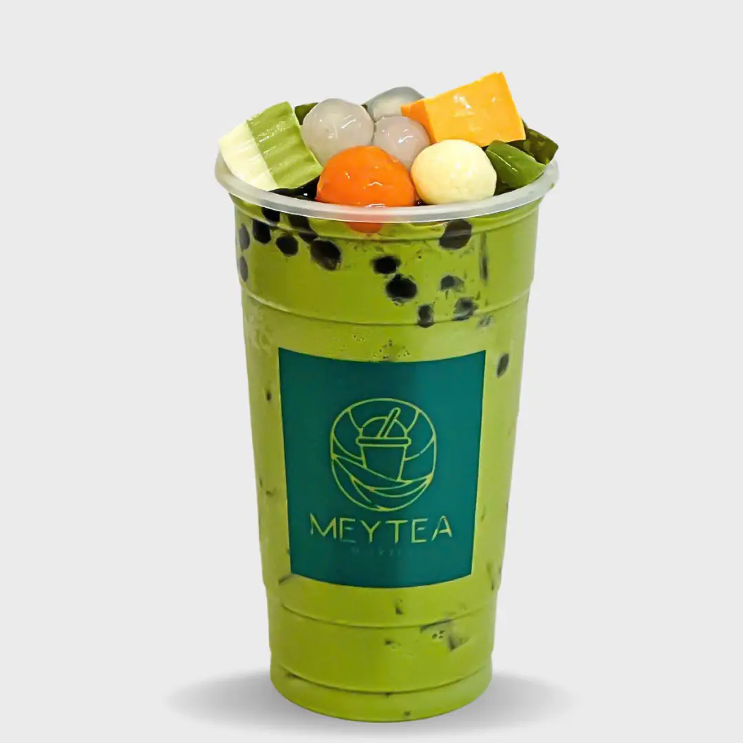 Hình ảnh TRÀ SỮA THÁI XANH FULL TOPPING /29
