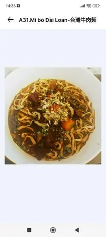 Hình ảnh A31.Mì bò Đài Loan-台灣牛肉麵