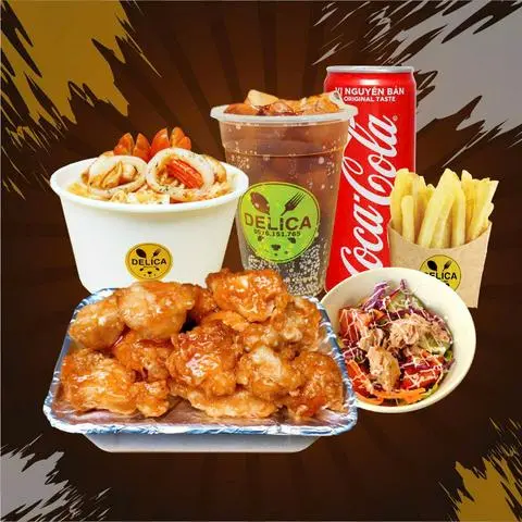 Hình ảnh COMBO 17: Combo Gà Popcorn Sốt HQ + Mì Ý