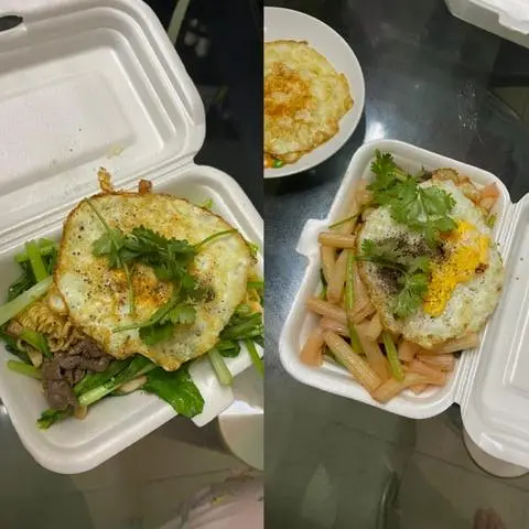 Hình ảnh mì xào bò