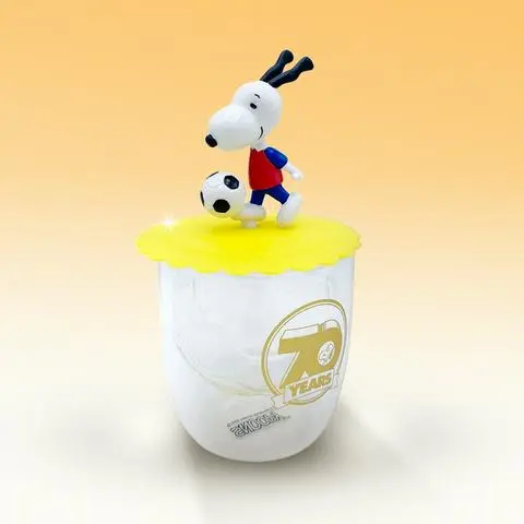 Hình ảnh Hũ Thủy Tinh 2 Lớp - Nắp Vàng