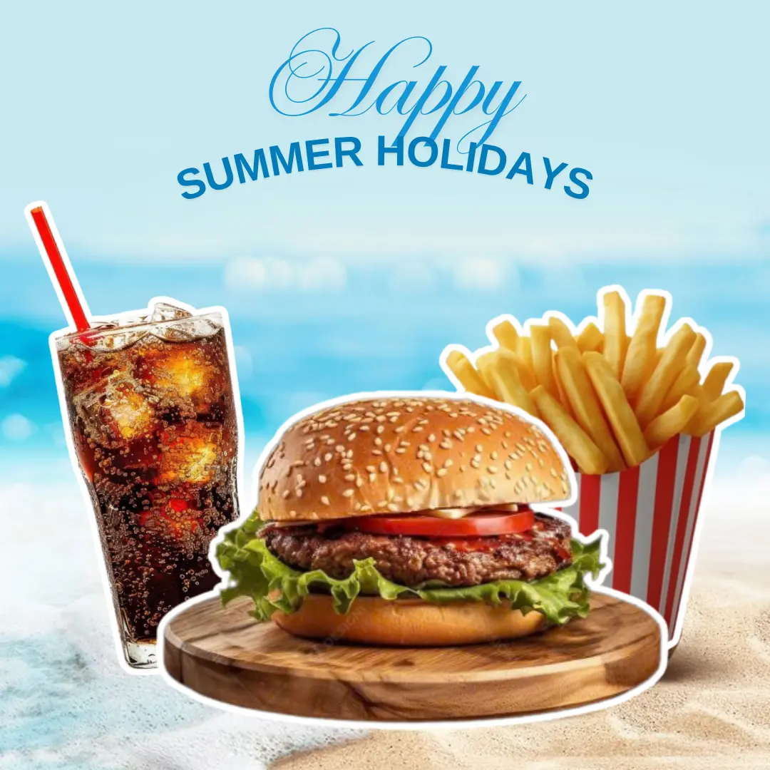 Hình ảnh Burger bò + Khoai tây chiên + Coca ly