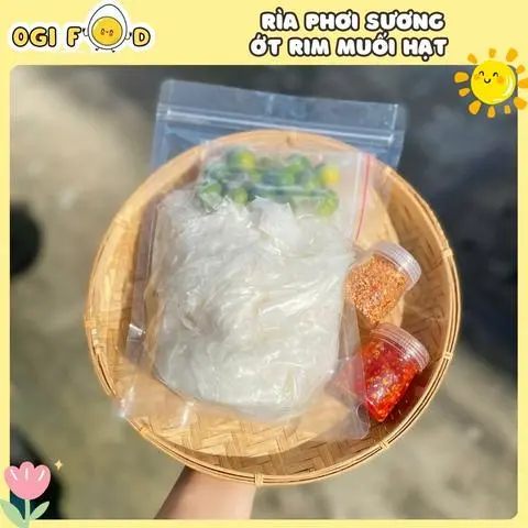 Hình ảnh Combo Rìa Phơi Sương Ớt Rim Muối Hạt 