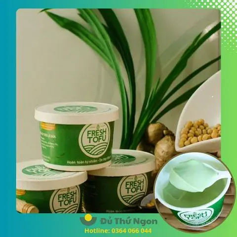 Hình ảnh Tàu Hũ Tươi Fresh Tofu vị Lá Dứa 160gr - Date mới mỗi ngày