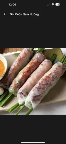 Hình ảnh Combo 5 gỏi Nem Nướng