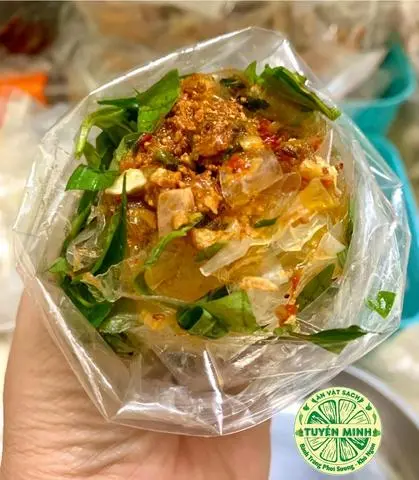Hình ảnh BÁNH DẺO RAU RĂM MUỐI NẤM (CHAY ĐƯỢC)