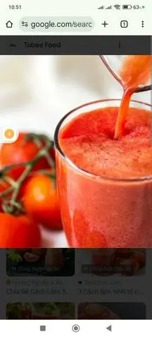 Hình ảnh Sinh tố Cà Chua