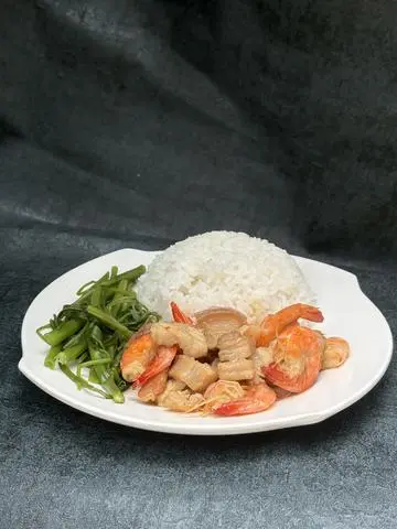 Hình ảnh Cơm tép rang ba rọi