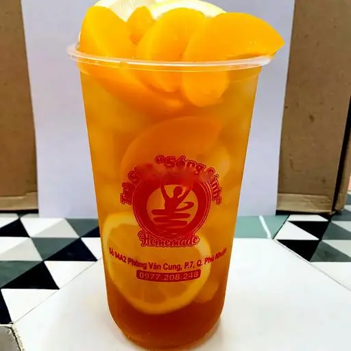 Hình ảnh Trà Chanh Đào Size L