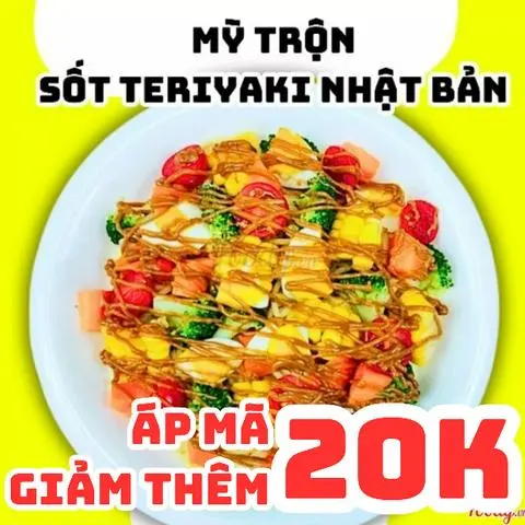 Hình ảnh Mỳ Trộn Sốt Teriyaki Nhật Bản 