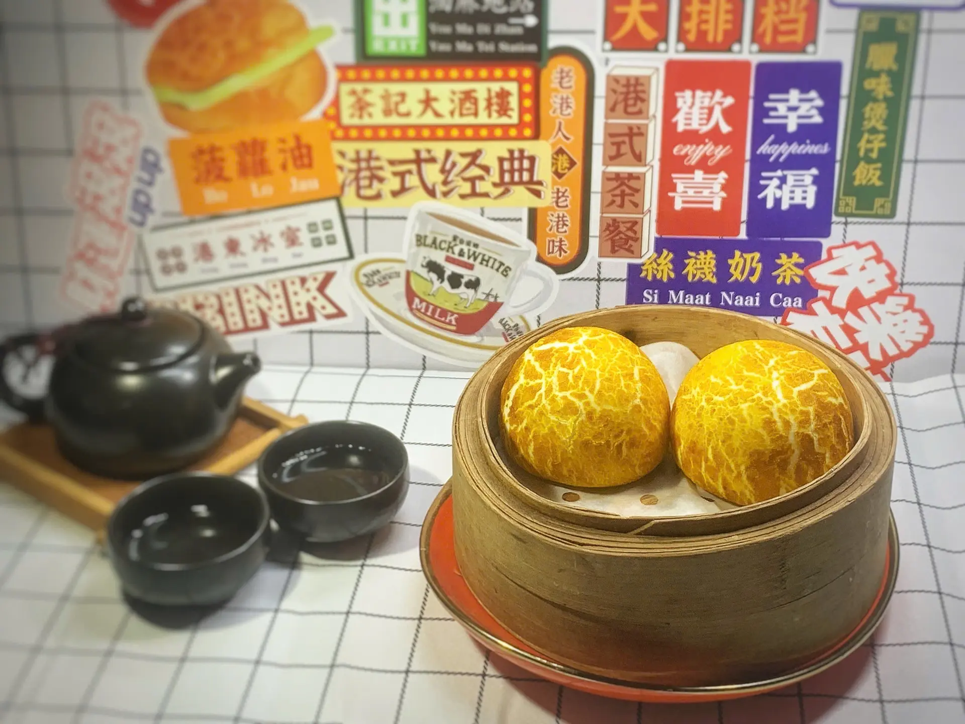 Hình ảnh Bánh bao trứng sữa